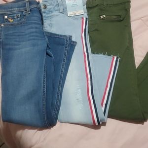 Lot of girl jeans/ Jeggings size 7